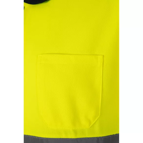 36141-204 - Tricou polo Bird-eye (140g/m2) cu maneci scurte, din poliester (100%) - FORTUNA - Velilla