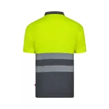 36141-207 - Tricou polo Bird-eye (140g/m2) cu maneci scurte, din poliester (100%) - FORTUNA - Velilla