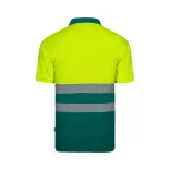 36141-209 - Tricou polo Bird-eye (140g/m2) cu maneci scurte, din poliester (100%) - FORTUNA - Velilla