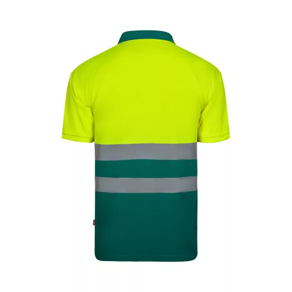 36141-209 - Tricou polo Bird-eye (140g/m2) cu maneci scurte, din poliester (100%) - FORTUNA - Velilla