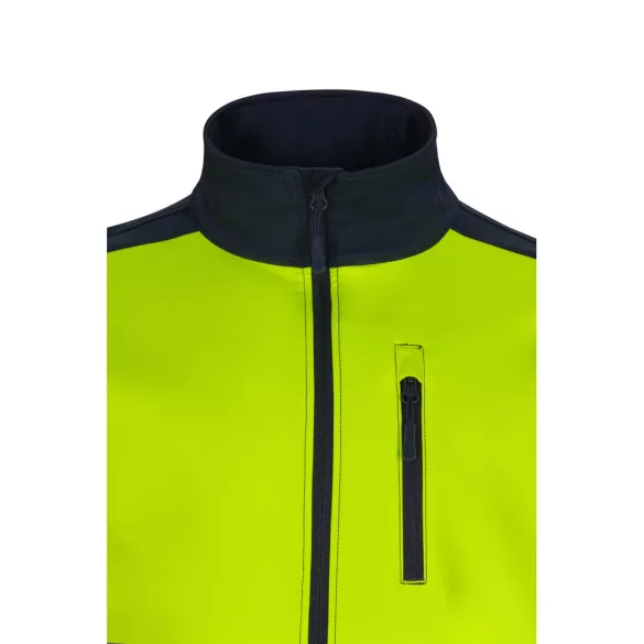 36144-204 - Jacheta soft shell bicolor (280g/m2), din poliester (96%) si elastan (4%) - HESTIA - Velilla