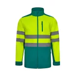 36144-209 - Jacheta soft shell bicolor (280g/m2), din poliester (96%) si elastan (4%) - HESTIA - Velilla