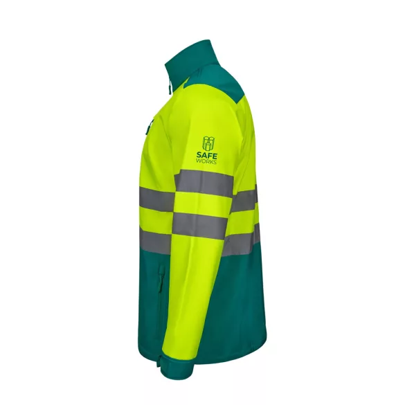 36144-209 - Jacheta soft shell bicolor (280g/m2), din poliester (96%) si elastan (4%) - HESTIA - Velilla