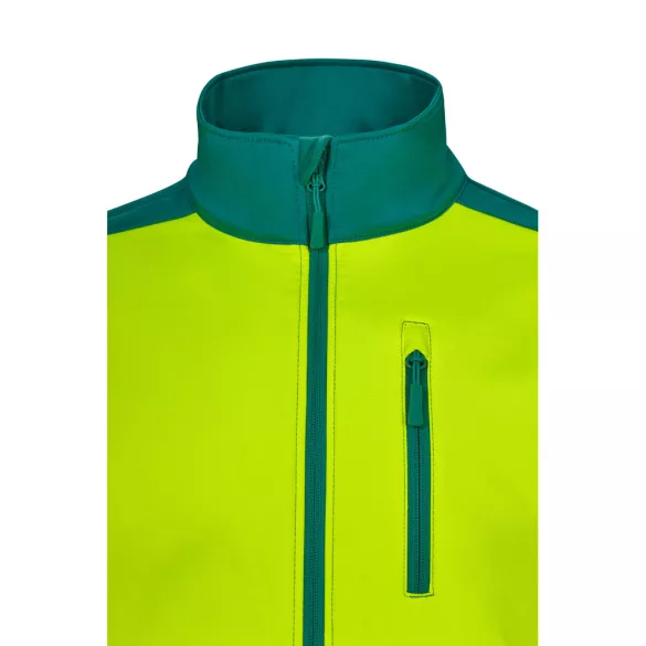 36144-209 - Jacheta soft shell bicolor (280g/m2), din poliester (96%) si elastan (4%) - HESTIA - Velilla