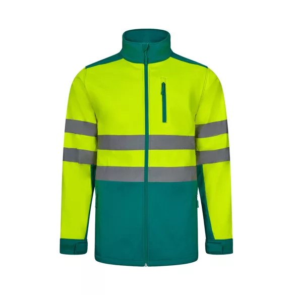 36145-209 - Jacheta soft shell in doua culori (280g/m2), cu captuseala din fleece si membrana TPU, din poliester (96%) si elastan (4%) - HESTIA LARGE - Velilla