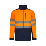 36145-214 - Jacheta soft shell in doua culori (280g/m2), cu captuseala din fleece si membrana TPU, din poliester (96%) si elastan (4%) - HESTIA LARGE - Velilla