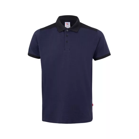 36148-104 - Camasa polo piqué stretch bicolor (200 g/m2), cu maneci scurte, din poliester (96%) si elastan (4%) - VELES - Velilla