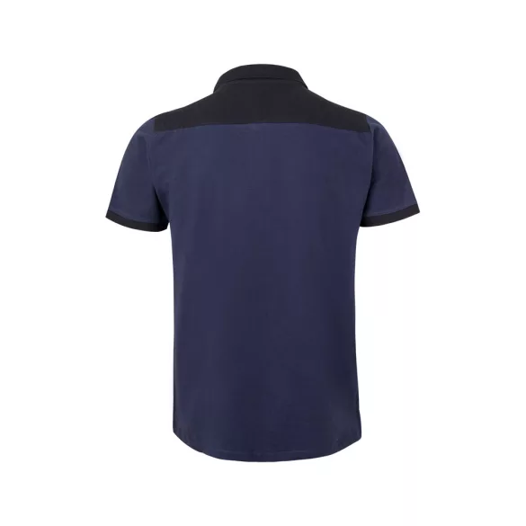 36148-104 - Camasa polo piqué stretch bicolor (200 g/m2), cu maneci scurte, din poliester (96%) si elastan (4%) - VELES - Velilla