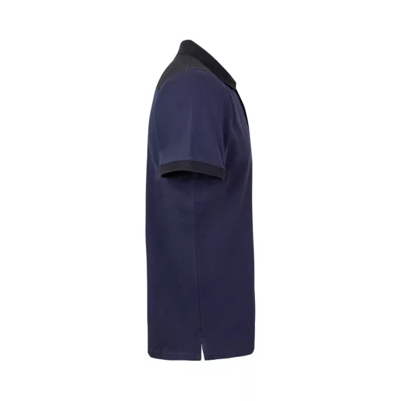 36148-104 - Camasa polo piqué stretch bicolor (200 g/m2), cu maneci scurte, din poliester (96%) si elastan (4%) - VELES - Velilla