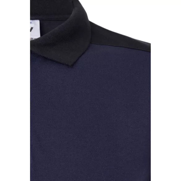 36148-104 - Camasa polo piqué stretch bicolor (200 g/m2), cu maneci scurte, din poliester (96%) si elastan (4%) - VELES - Velilla