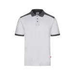 36148-106 - Camasa polo piqué stretch bicolor (200 g/m2), cu maneci scurte, din poliester (96%) si elastan (4%) - VELES - Velilla