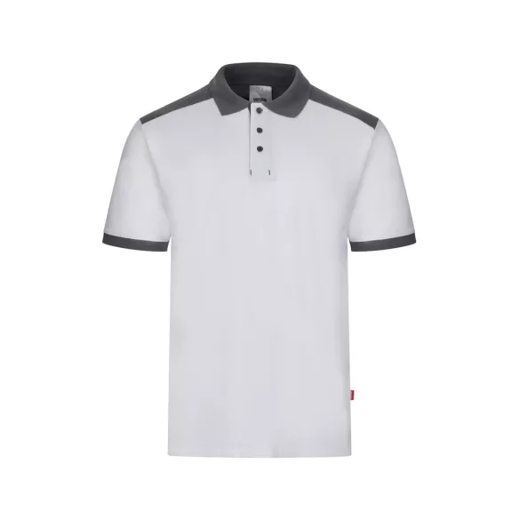 36148-106 - Camasa polo piqué stretch bicolor (200 g/m2), cu maneci scurte, din poliester (96%) si elastan (4%) - VELES - Velilla