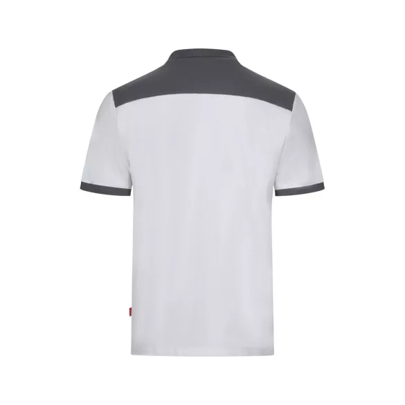 36148-106 - Camasa polo piqué stretch bicolor (200 g/m2), cu maneci scurte, din poliester (96%) si elastan (4%) - VELES - Velilla