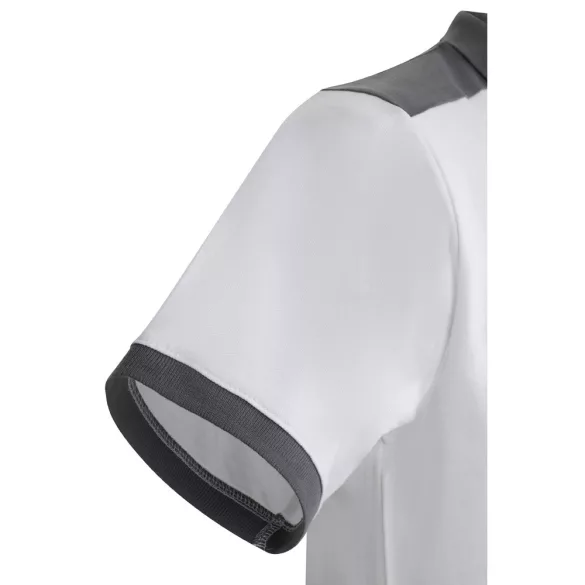 36148-106 - Camasa polo piqué stretch bicolor (200 g/m2), cu maneci scurte, din poliester (96%) si elastan (4%) - VELES - Velilla