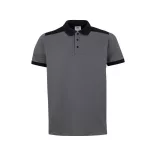 36148-113 - Camasa polo piqué stretch bicolor (200 g/m2), cu maneci scurte, din poliester (96%) si elastan (4%) - VELES - Velilla