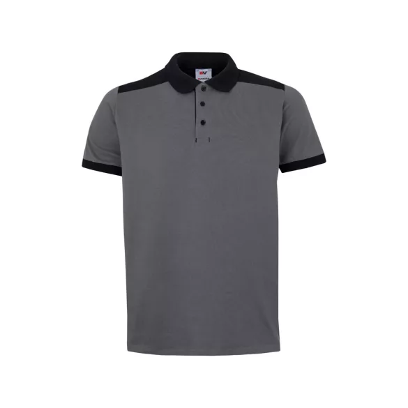 36148-113 - Camasa polo piqué stretch bicolor (200 g/m2), cu maneci scurte, din poliester (96%) si elastan (4%) - VELES - Velilla