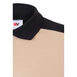 36148-131 - Camasa polo piqué stretch bicolor (200 g/m2), cu maneci scurte, din poliester (96%) si elastan (4%) - VELES - Velilla