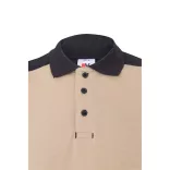 36148-131 - Camasa polo piqué stretch bicolor (200 g/m2), cu maneci scurte, din poliester (96%) si elastan (4%) - VELES - Velilla