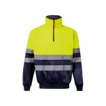 36149-204 - Hanorac bicolor (300g/m2) din fleece de poliester (100%) - THOR LARGE - Velilla