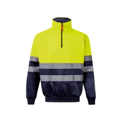   36149-204 - Hanorac bicolor (300g/m2) din fleece de poliester (100%) - THOR LARGE - Velilla