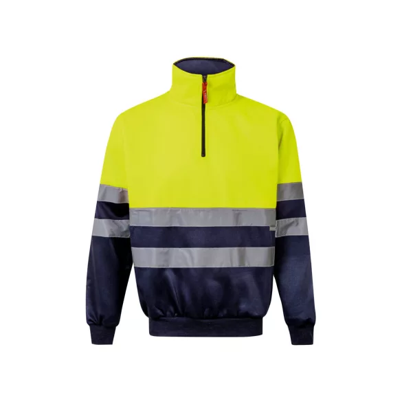 36149-204 - Hanorac bicolor (300g/m2) din fleece de poliester (100%) - THOR LARGE - Velilla