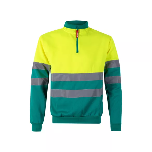 36149-209 - Hanorac bicolor (300g/m2) din fleece de poliester (100%) - THOR LARGE - Velilla