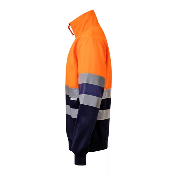 36149-214 - Hanorac bicolor (300g/m2) din fleece de poliester (100%) - THOR LARGE - Velilla
