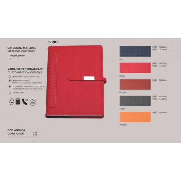 373SIRIORO18-Agenda-datata-zilnic-Sirio-Rosso