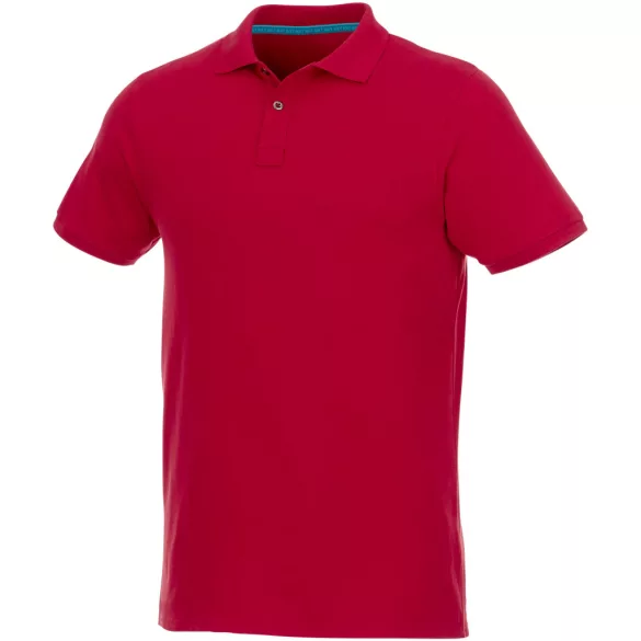37502250 - Tricou polo din bumbac organic reciclat pentru barbati cu maneca scurta - Beryl - ROSU