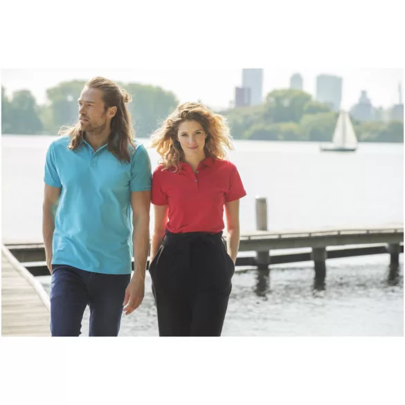 37502250 - Tricou polo din bumbac organic reciclat pentru barbati cu maneca scurta - Beryl - ROSU