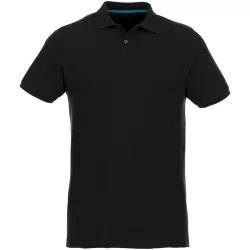   37502990 - Tricou polo din bumbac organic reciclat pentru barbati cu maneca scurta - Beryl - NEGRU
