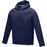 37504490 - Jacheta pentru barbati din softshell reciclat GRS - Coltan - BLEUMARIN