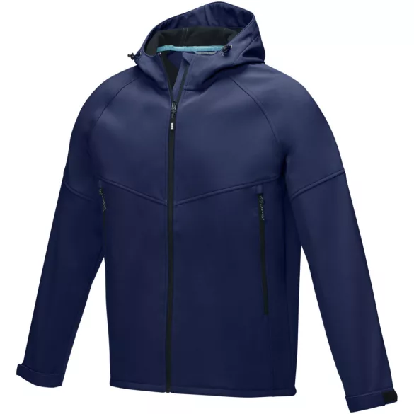 37504490 - Jacheta pentru barbati din softshell reciclat GRS - Coltan - BLEUMARIN