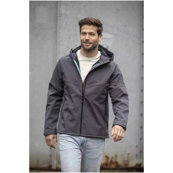 37504490 - Jacheta pentru barbati din softshell reciclat GRS - Coltan - BLEUMARIN