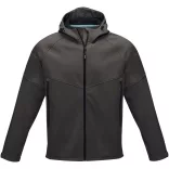 37504890 - Jacheta pentru barbati din softshell reciclat GRS - Coltan  - STORM GREY