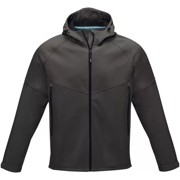 37504890 - Jacheta pentru barbati din softshell reciclat GRS - Coltan  - STORM GREY