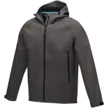 37504890 - Jacheta pentru barbati din softshell reciclat GRS - Coltan  - STORM GREY