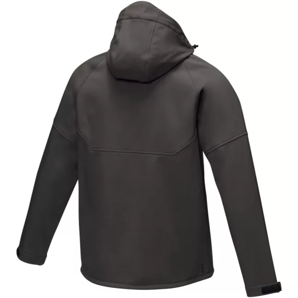 37504890 - Jacheta pentru barbati din softshell reciclat GRS - Coltan  - STORM GREY
