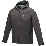 37504890 - Jacheta pentru barbati din softshell reciclat GRS - Coltan  - STORM GREY