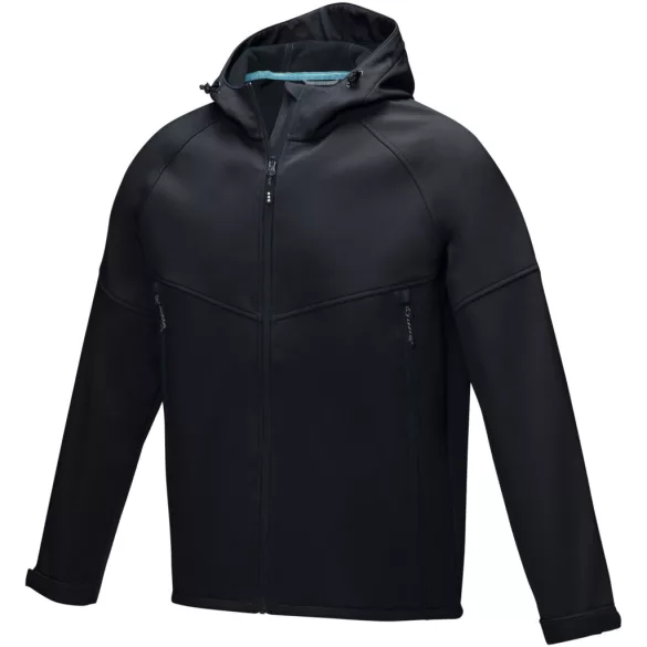 37504990 - Jacheta pentru barbati din softshell reciclat GRS - Coltan - NEGRU
