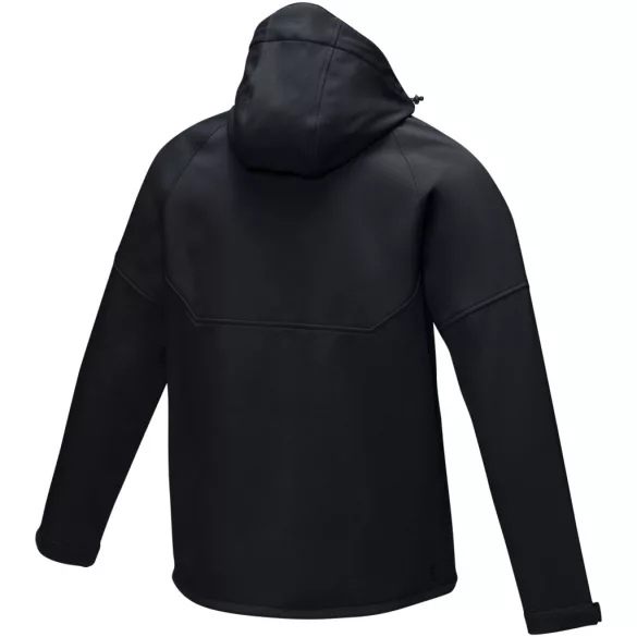37504990 - Jacheta pentru barbati din softshell reciclat GRS - Coltan - NEGRU