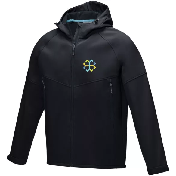 37504990 - Jacheta pentru barbati din softshell reciclat GRS - Coltan - NEGRU