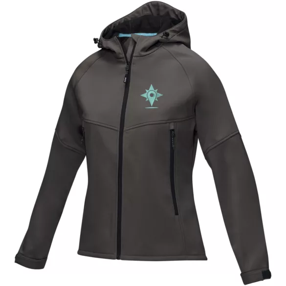 37505890 - Jacheta de dama din softshell reciclat GRS - Coltan - STORM GREY