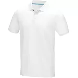 37508010 - Tricou polo pentru barbati - bumbac organic - cu maneca scurta - GRAPHITE - ALB