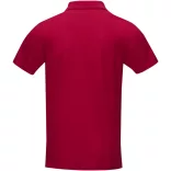 37508251 - Tricou polo pentru barbati - bumbac organic - cu maneca scurta - GRAPHITE - ROSU