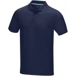 37508490 - Tricou polo pentru barbati - bumbac organic - cu maneca scurta - GRAPHITE - BLEUMARIN