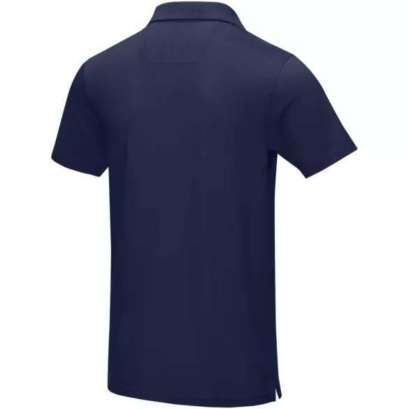 37508490 - Tricou polo pentru barbati - bumbac organic - cu maneca scurta - GRAPHITE - BLEUMARIN