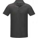 37508890 - Tricou polo pentru barbati - bumbac organic - cu maneca scurta - GRAPHITE - STORM GREY