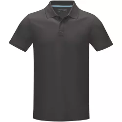   37508890 - Tricou polo pentru barbati - bumbac organic - cu maneca scurta - GRAPHITE - STORM GREY