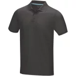 37508890 - Tricou polo pentru barbati - bumbac organic - cu maneca scurta - GRAPHITE - STORM GREY